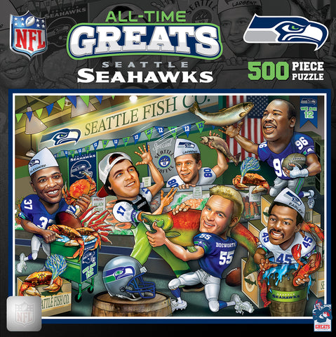 Seattle Seahawks Puzzle 500 Piece All-Time Greats