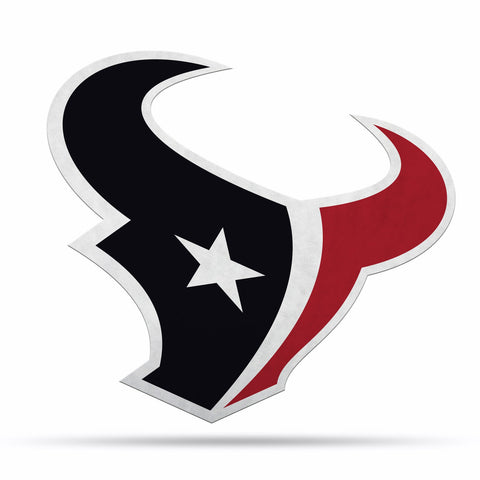 Houston Texans Pennant Shape Cut Logo Design