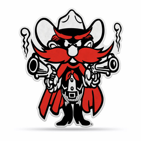 Texas Tech Red Raiders Pennant Shape Cut Mascot Design