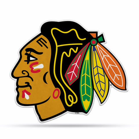 Chicago Blackhawks Pennant Shape Cut Logo Design