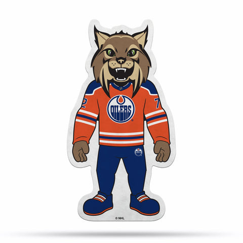 Edmonton Oilers Pennant Shape Cut Mascot Design - Special Order