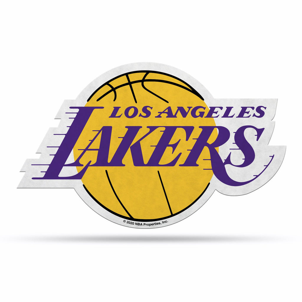Los Angeles Lakers Pennant Shape Cut Logo Design