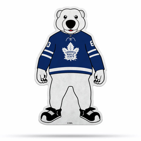 Toronto Maple Leafs Pennant Shape Cut Mascot Design Special Order