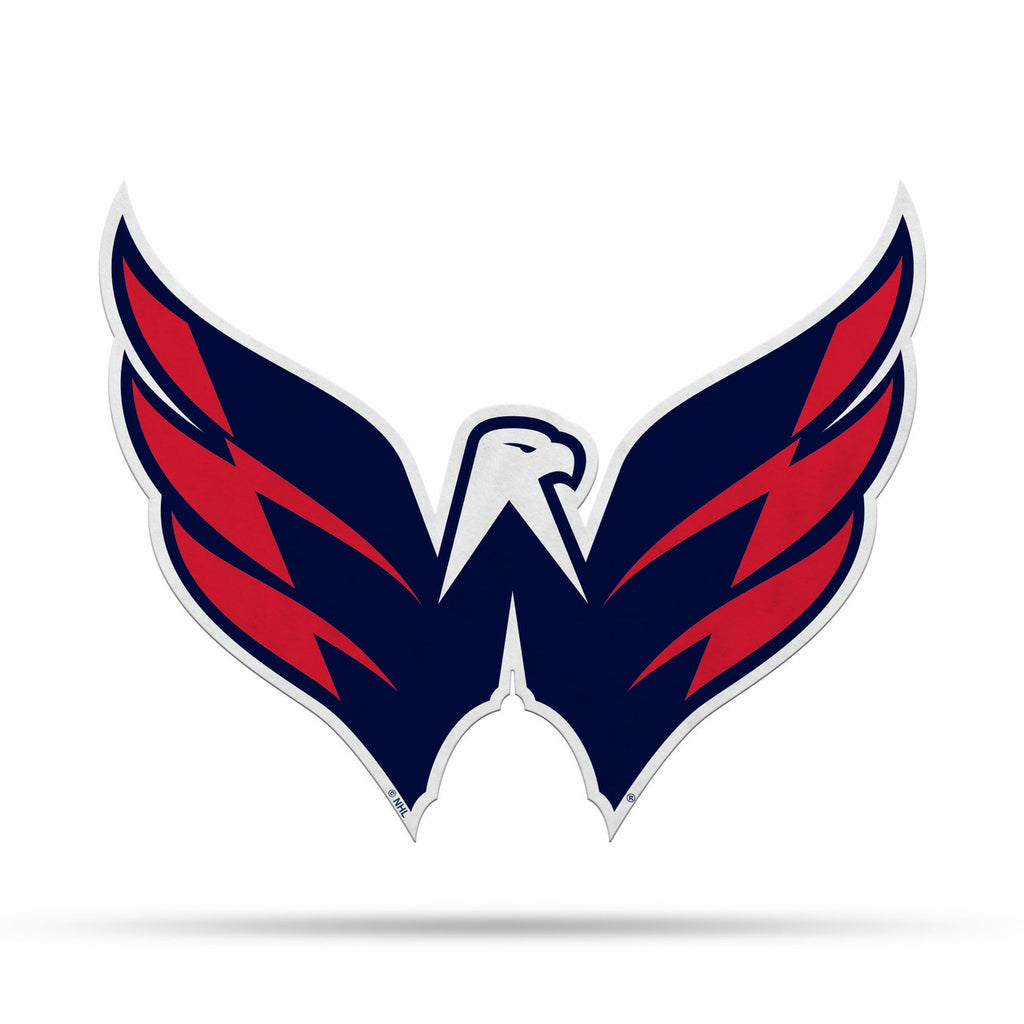 Washington Capitals Pennant Shape Cut Logo Design