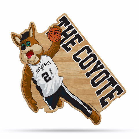 San Antonio Spurs Pennant Shape Cut Mascot Design Special Order
