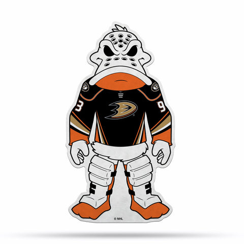 Anaheim Ducks Pennant Shape Cut Mascot Design Special Order