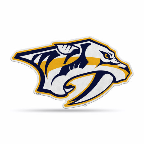 Nashville Predators Pennant Shape Cut Logo Design