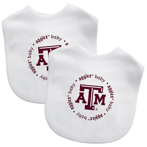 Texas A&M Aggies Baby Bib 2 Pack