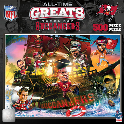 Tampa Bay Buccaneers Puzzle 500 Piece All-Time Greats