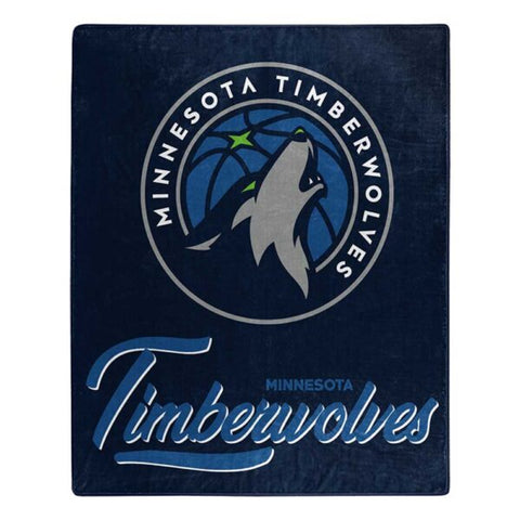Minnesota Timberwolves Blanket 50x60 Raschel Signature Design