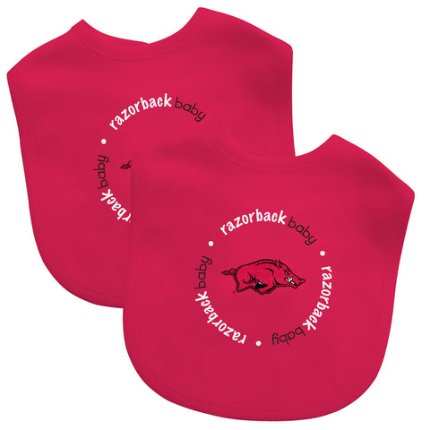 Arkansas Razorbacks Baby Bib 2 Pack