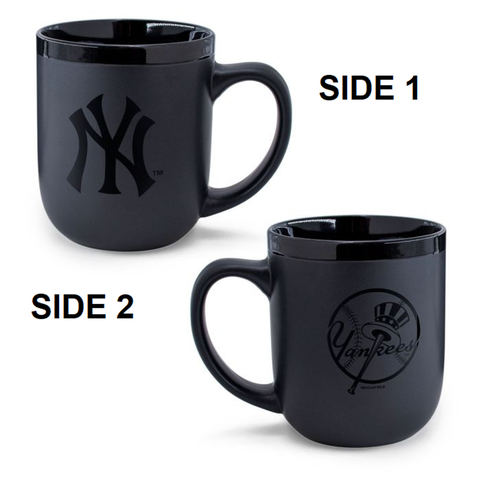 New York Yankees Coffee Mug 17oz Matte Black