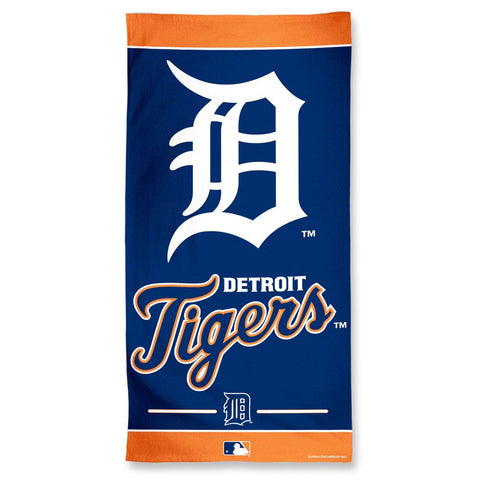 Detroit Tigers Towel 30x60 Beach Style