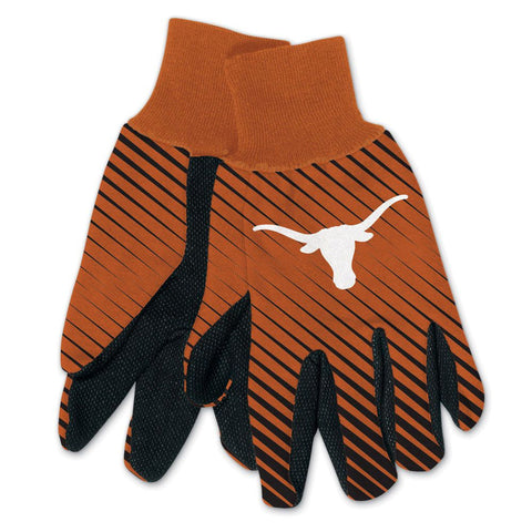 Texas Longhorns Gloves Two Tone Style Adult Size