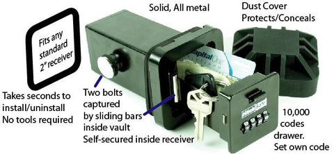 HitchSafe Tailer Hitch Key Vault