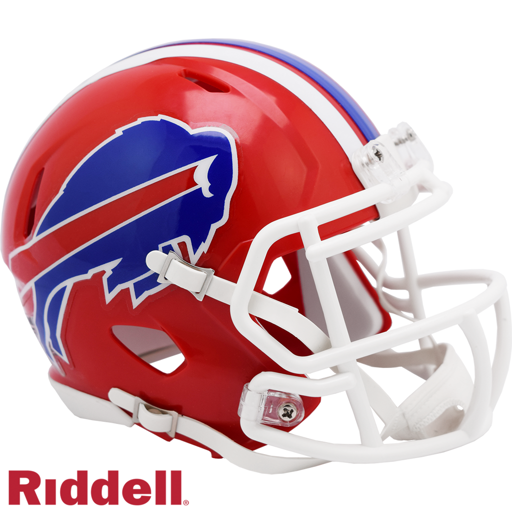 Buffalo Bills Helmet Riddell Replica Mini Speed Style 1987-2001 T/B