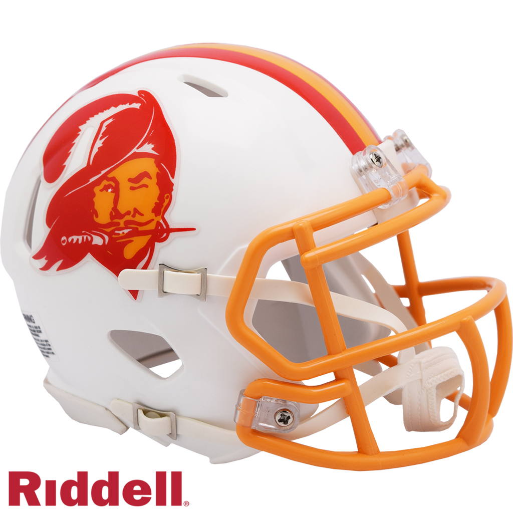 Tampa Bay Buccaneers Helmet Riddell Replica Mini Speed Style 1976-1996 T/B