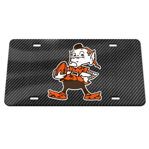 Cleveland Browns License Plate Acrylic Retro - Special Order