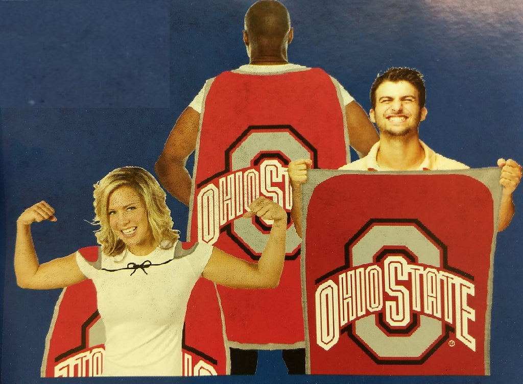 Ohio State Buckeyes Fan Flag Pre 2014 Logo CO