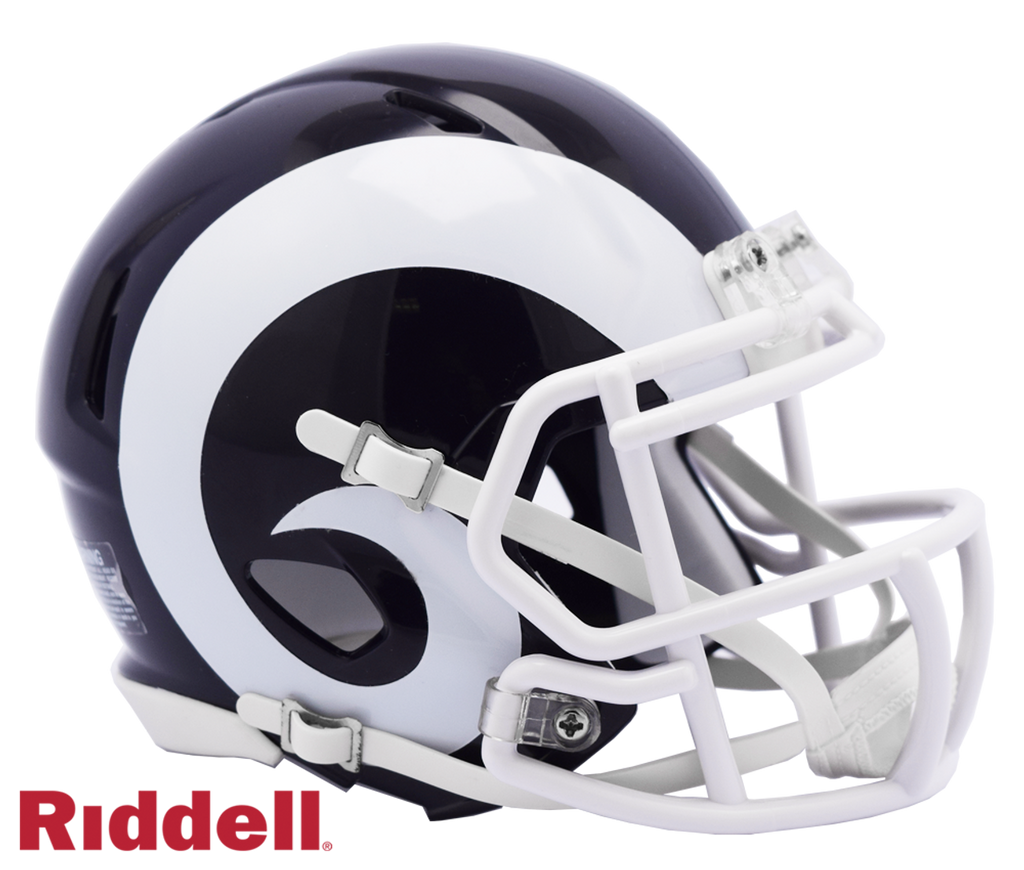 Los Angeles Rams Helmet Riddell Replica Mini Speed Style 2017-2019 T/B