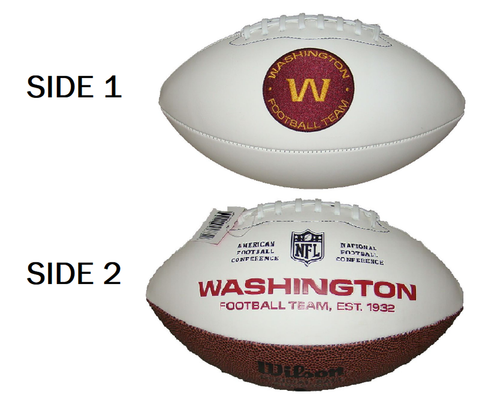 Washington Football Team Football Full Size Autographable